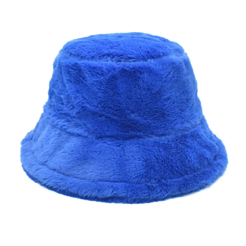 Winter Warm Fuzzy Bucket Hats for Women 1