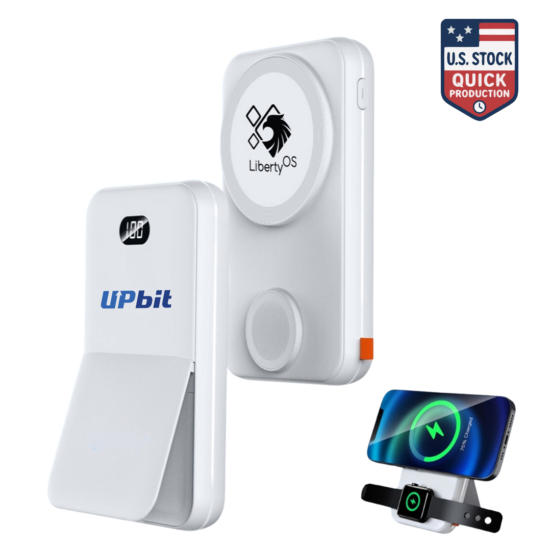 PowerPort 3-in-1 Wireless Magnetic 10000mAh Power Bank for Phone, Watch & Earbuds 5
