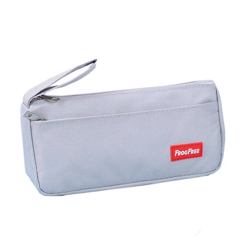 Large Capacity Pencil Pouch With Zipper Compartments 9