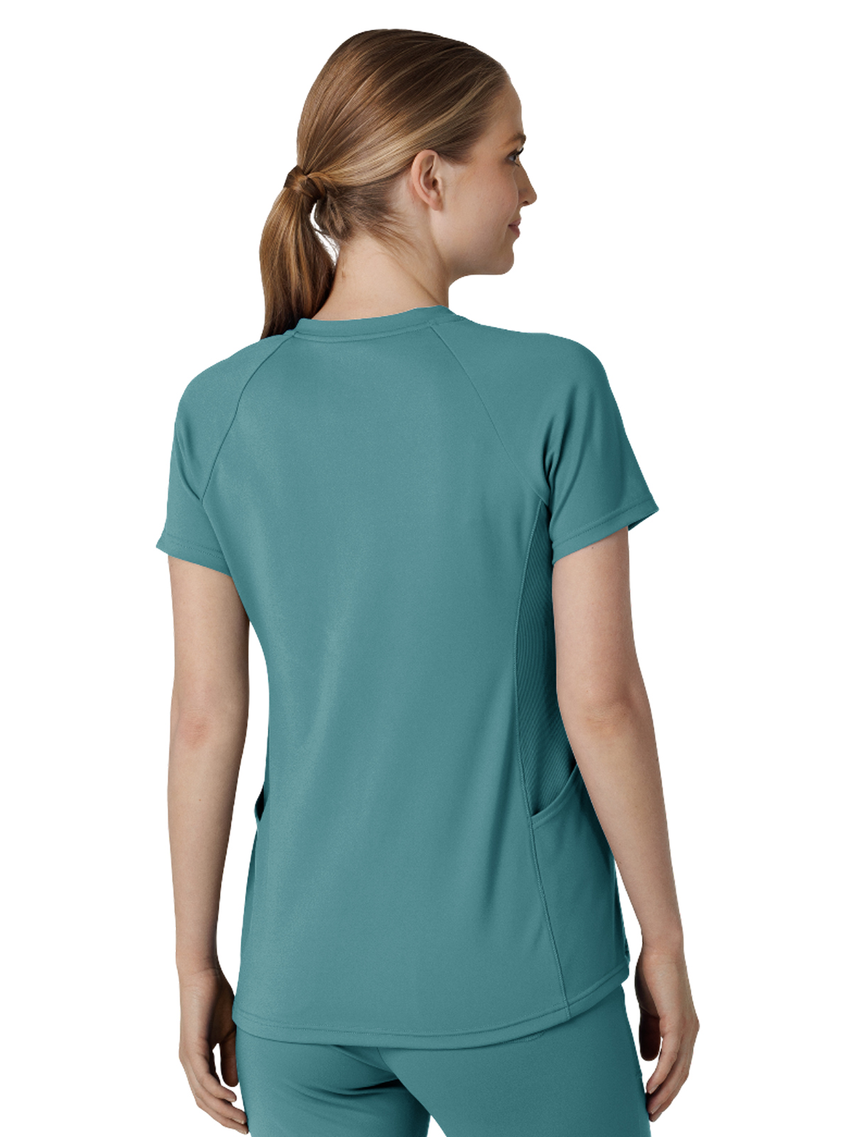 Wink - Renew Knit - Women's Four-Pocket Flex-n-Reach V-Neck Raglan Top 19