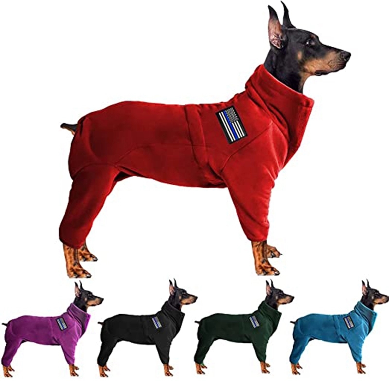 Letters Winter Pet Dog Hoodies Cotton Warm Clothes 6