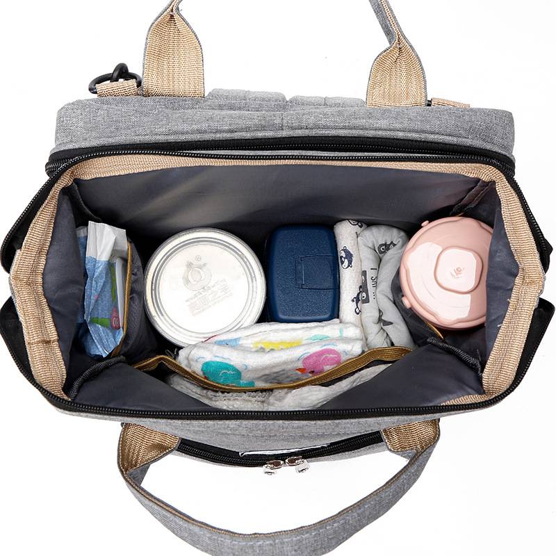 Oxford Large Capacity Folding Mommy Bag Backpack 4