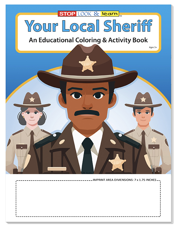 COLORING SET - Your Local Sheriff Coloring Book Fun Pack 2