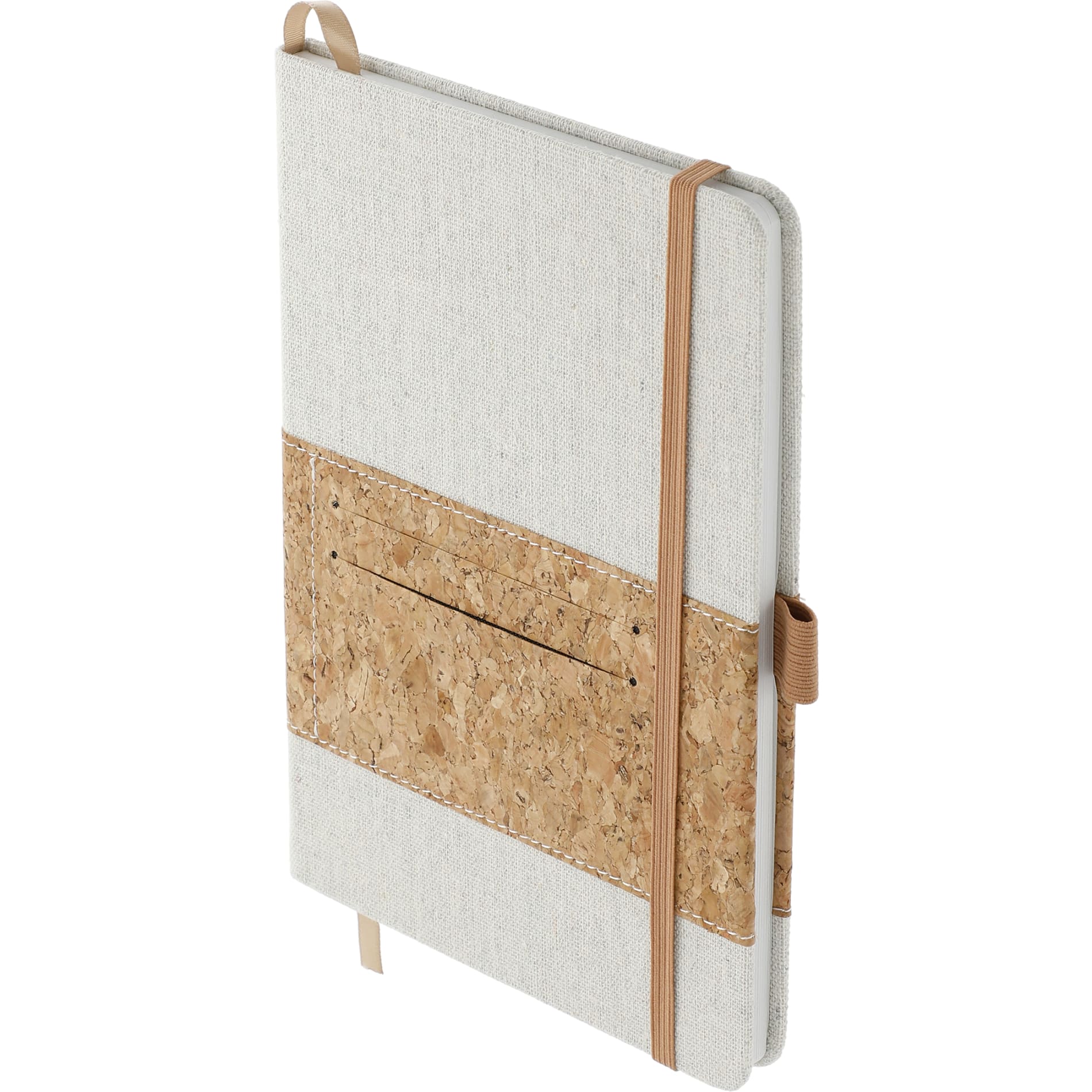 FSC® Mix 5.5" x 8.5" Recycled Cotton Cork Notebook 20
