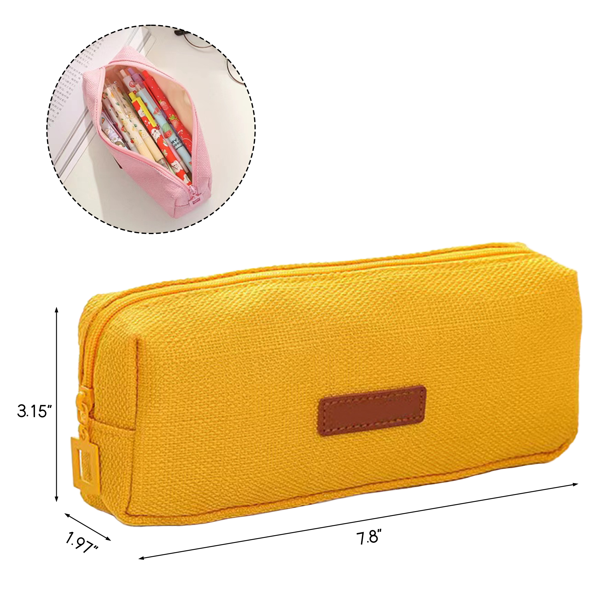 Small Pencil Case Cosmetic Bag 2