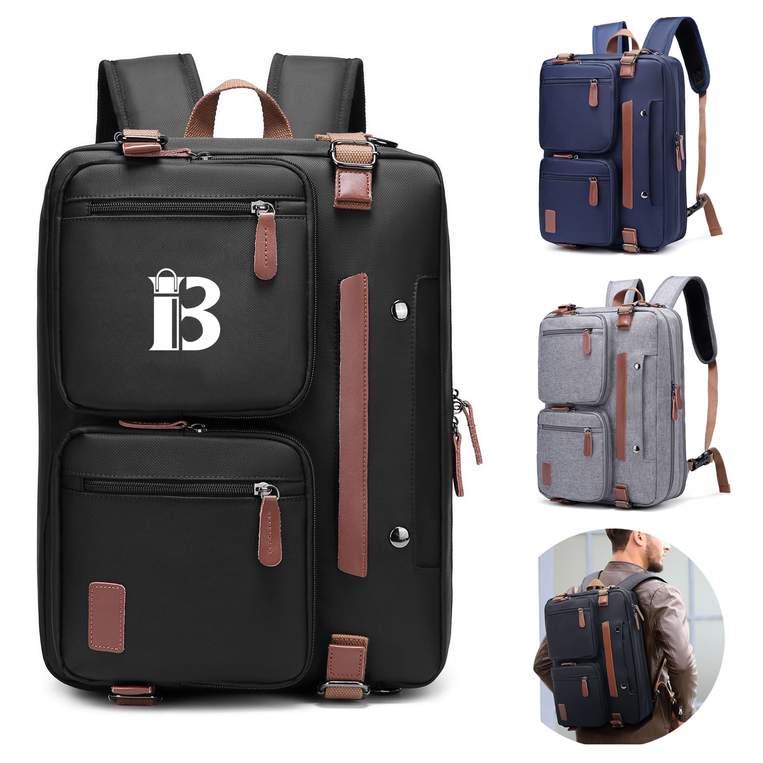 Oxford Business Travel Backpack for Men Outdoors 2