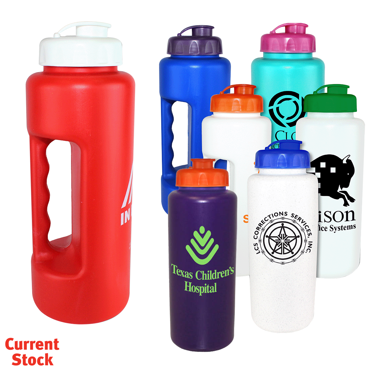 32 oz. Grip Bottle with Flip Top Cap 9