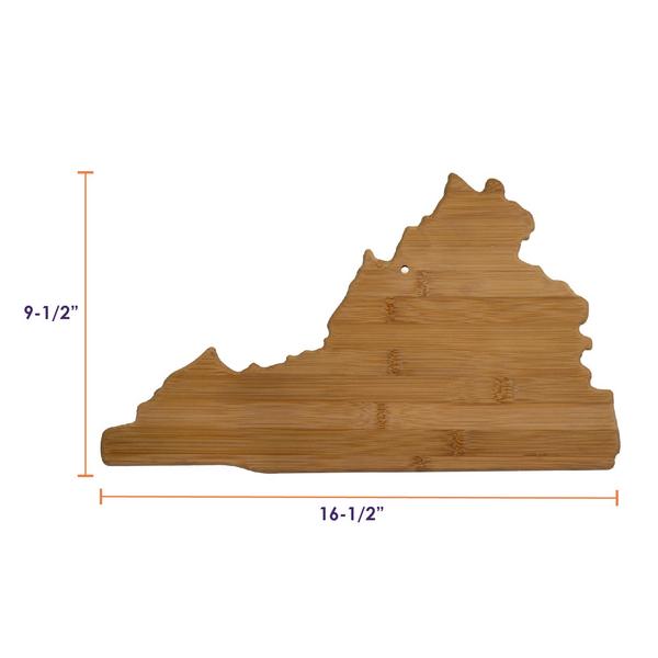 U.S. State Shaped Bamboo Cutting and Serving Boards 375