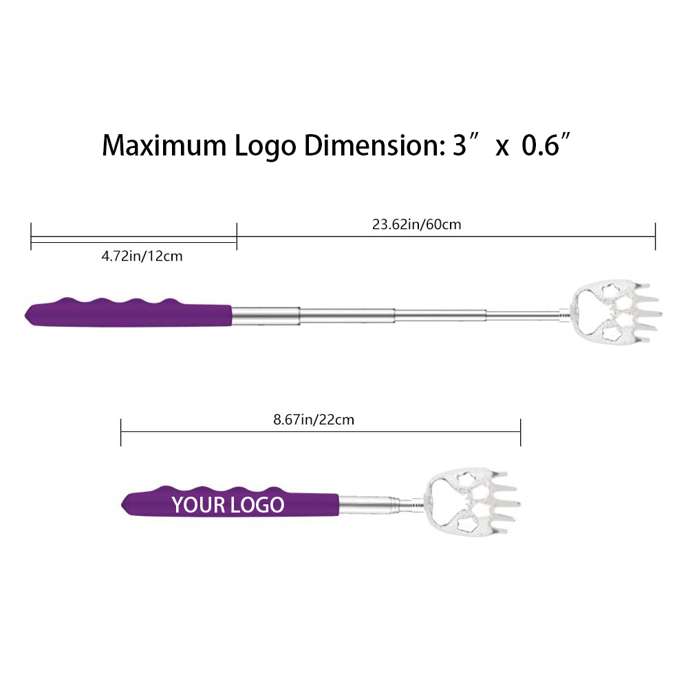 Extendable Telescopic Bear Claws Metal Back Scratchers 3
