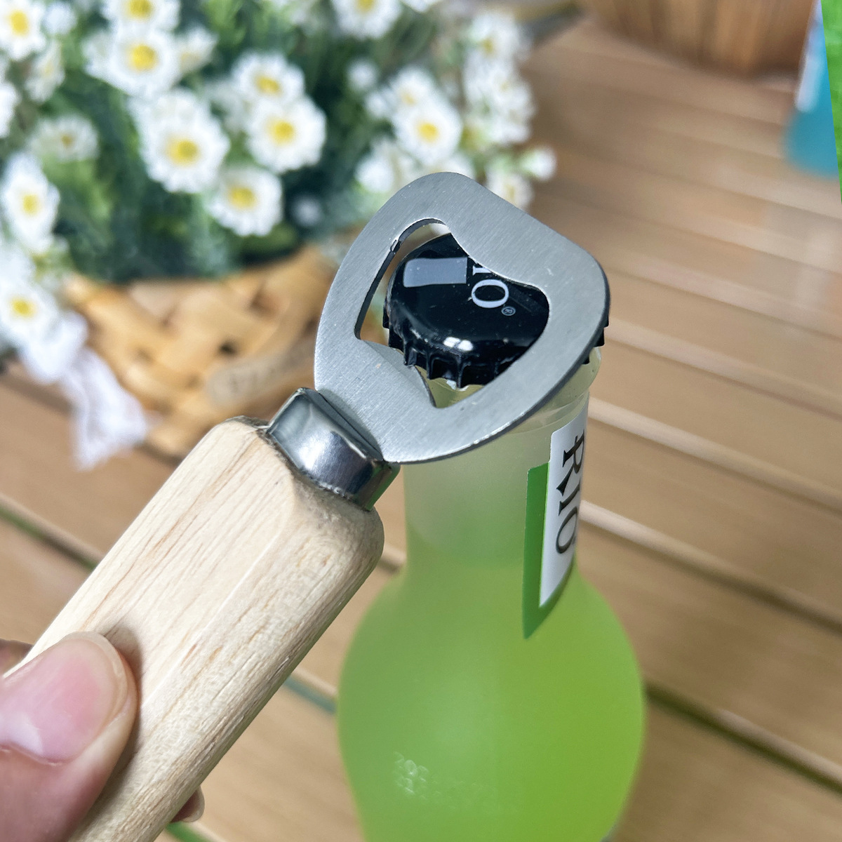 Wooden Handle Bottle Opener 4