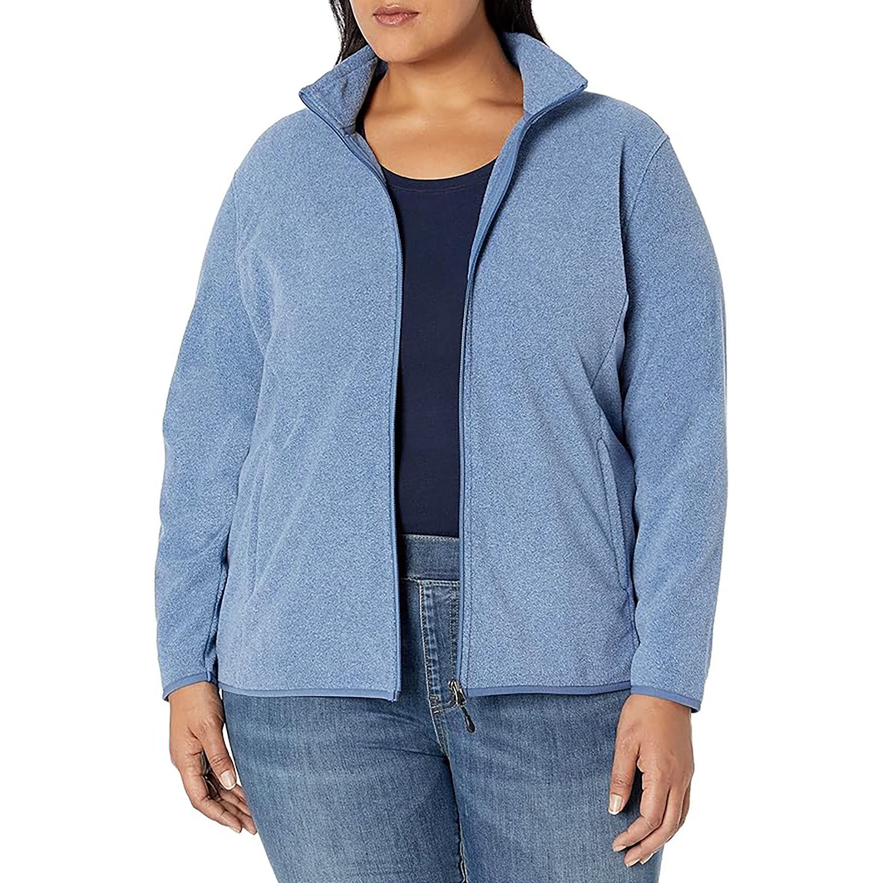 Women's Classic Full Zip Fleece Jacket 9