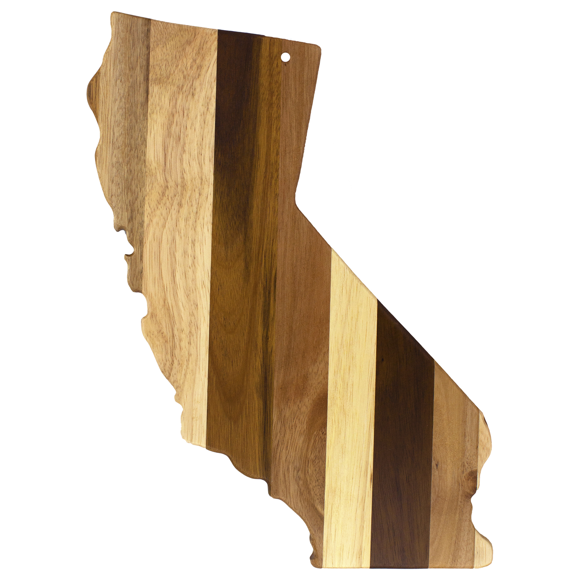 Rock & Branch® Shiplap Series California State Shaped Wood Serving and Cutting Board 11