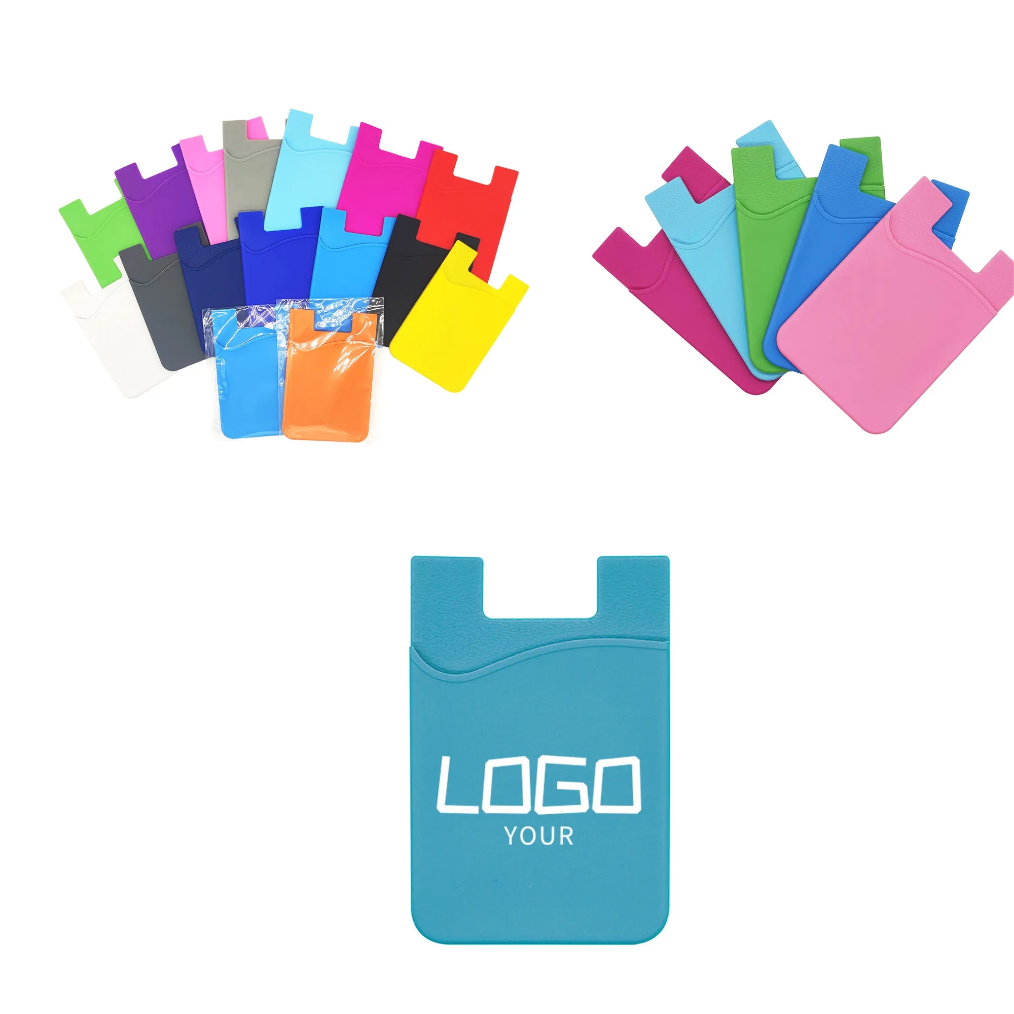 Adhesive Silicone Phone Wallet 3