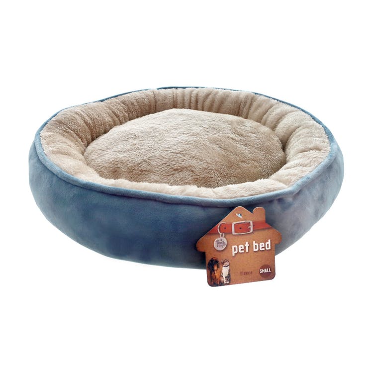 Fleece Pet Beds - Blue Small 2
