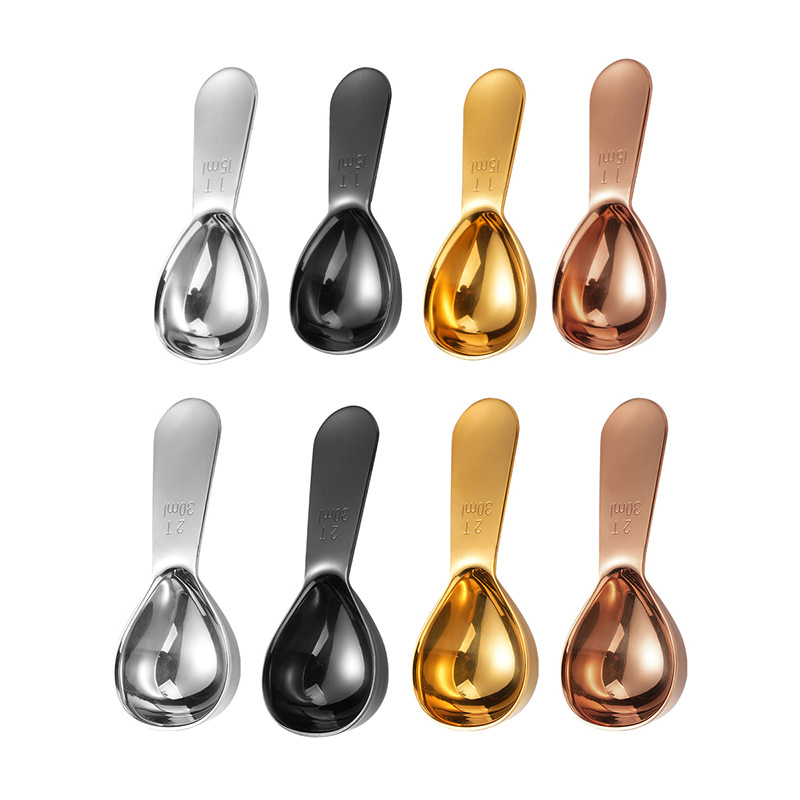 Versatile Steel Coffee Beans Measuring Spoon 3