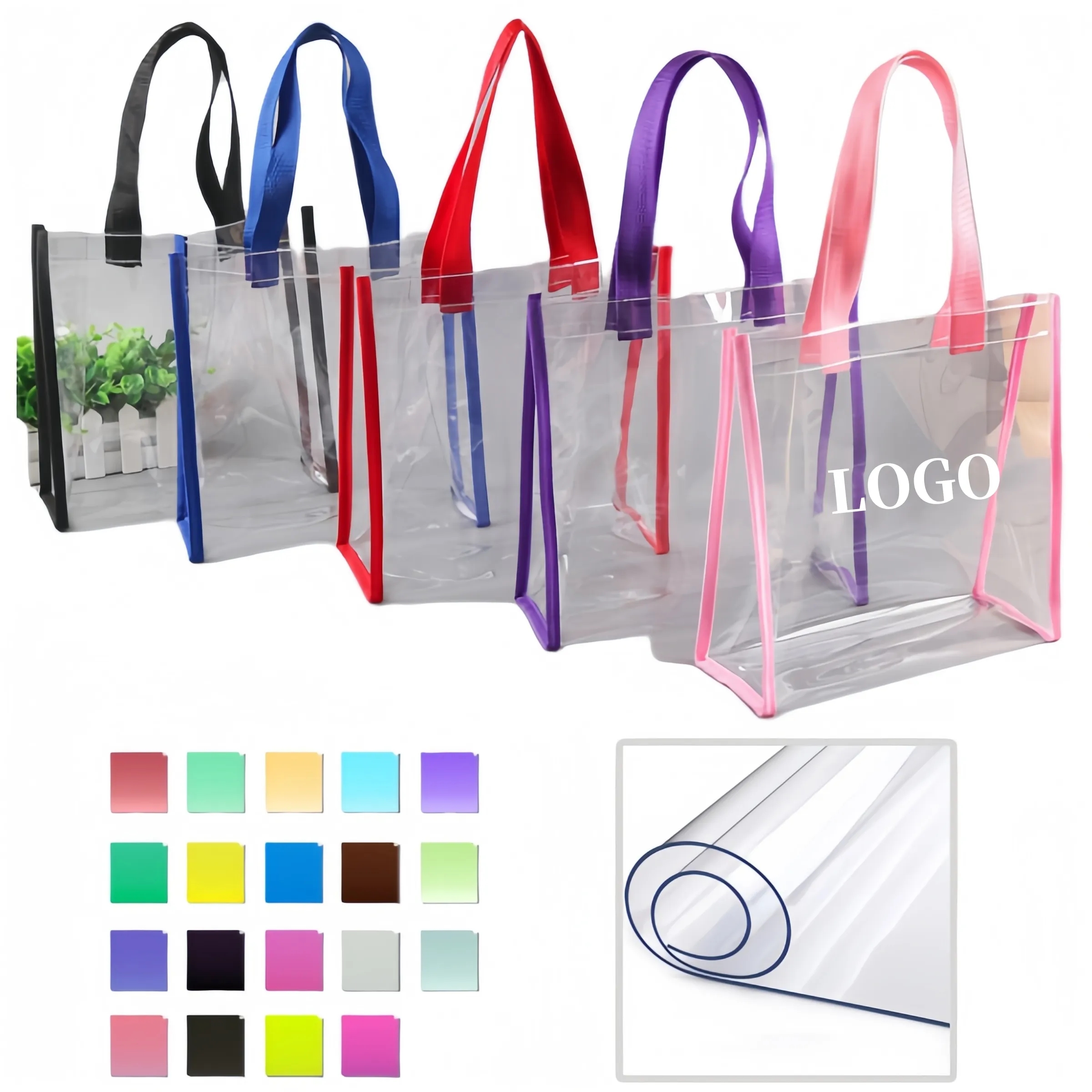 Clear PVC Tote Bags 4