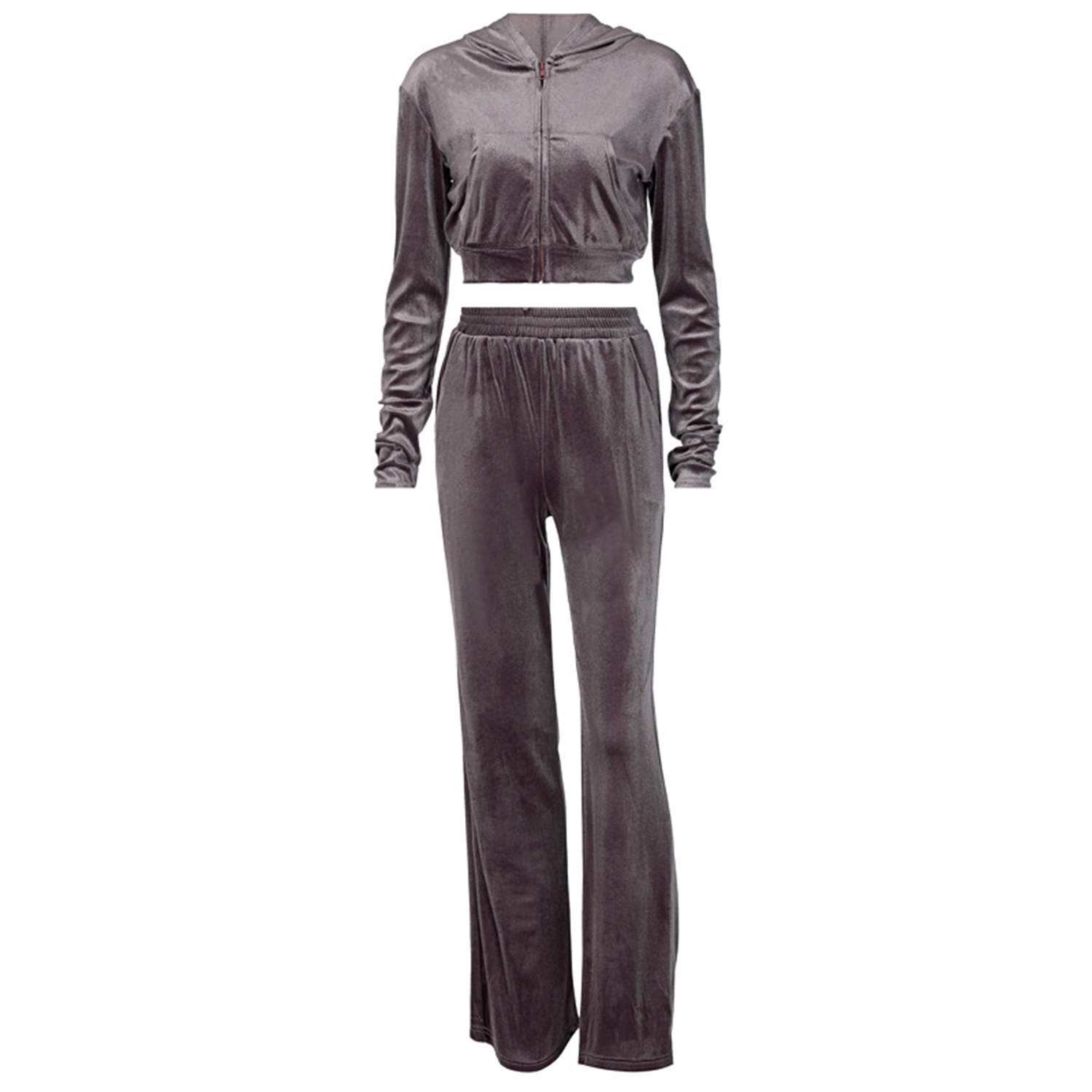 Women's Long Sleeve Hooded suit set 5