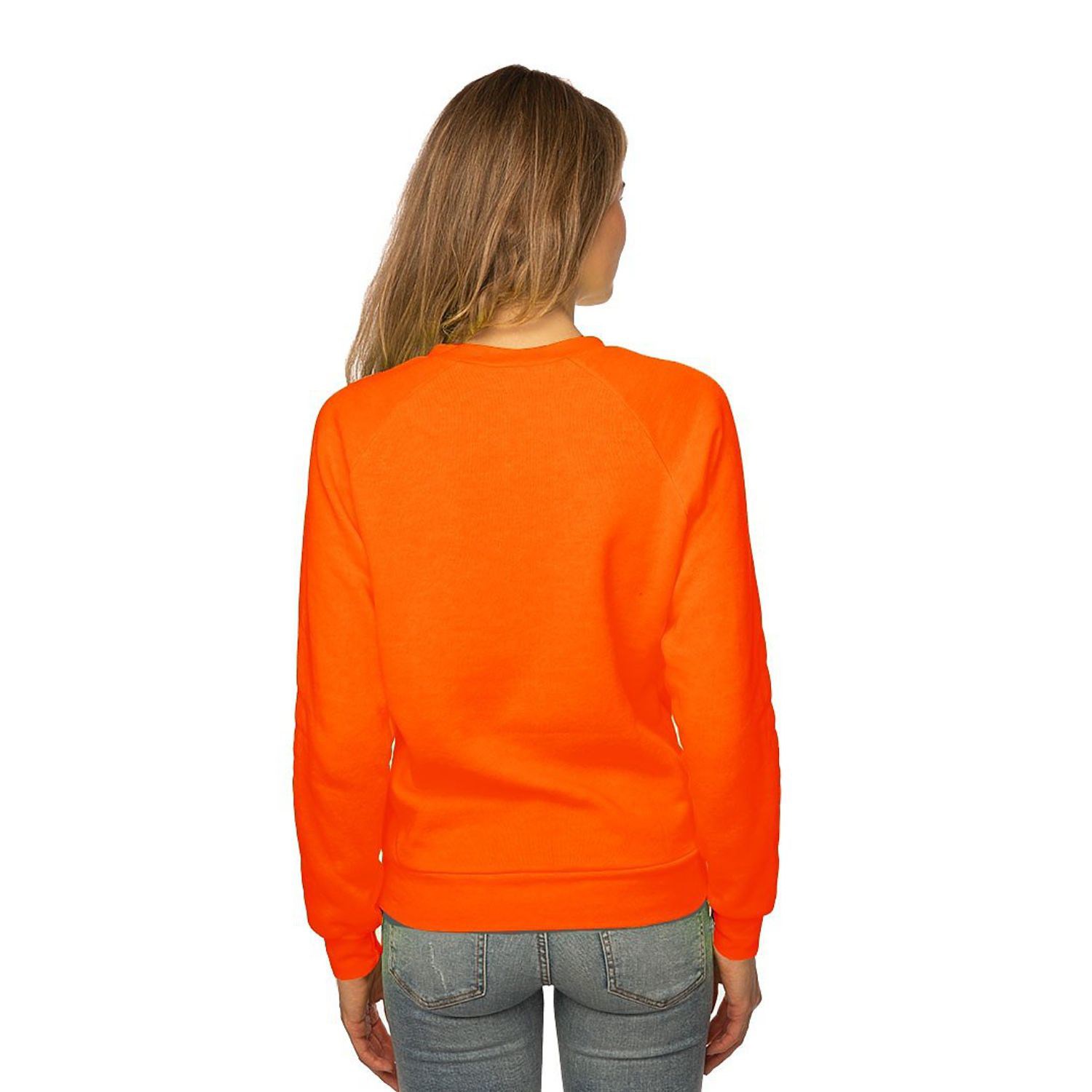 USA Made Women’s Fashion Fleece Neon Raglan Pullover 2
