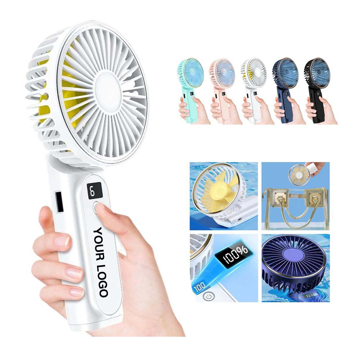 Portable Neck Fan with 12 Speed Airflow 2