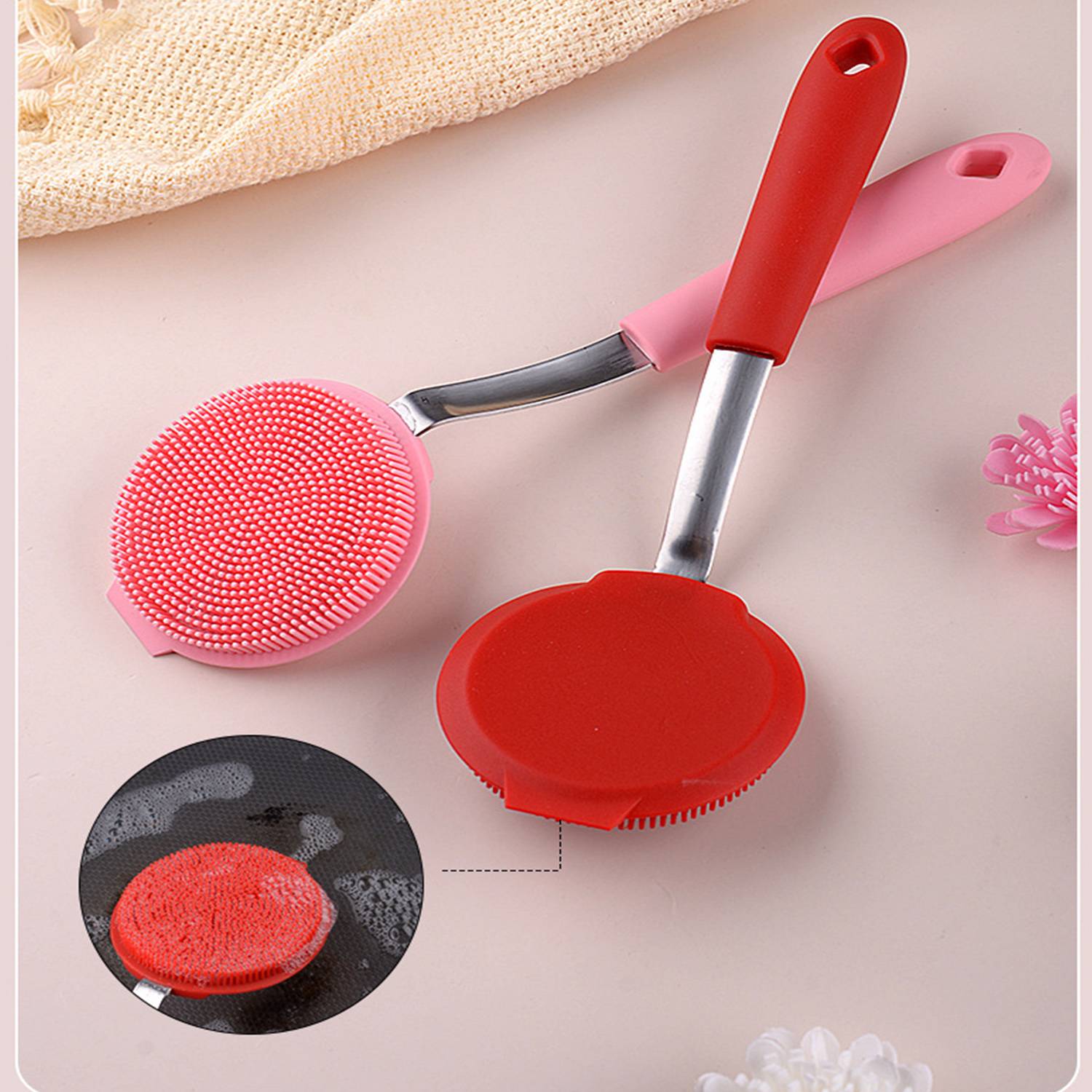 Stainless Steel Silicone Brush 4