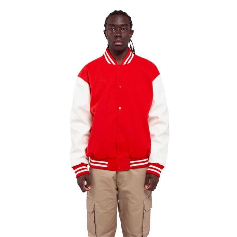 Shaka Wear Men's Letterman Jacket 17