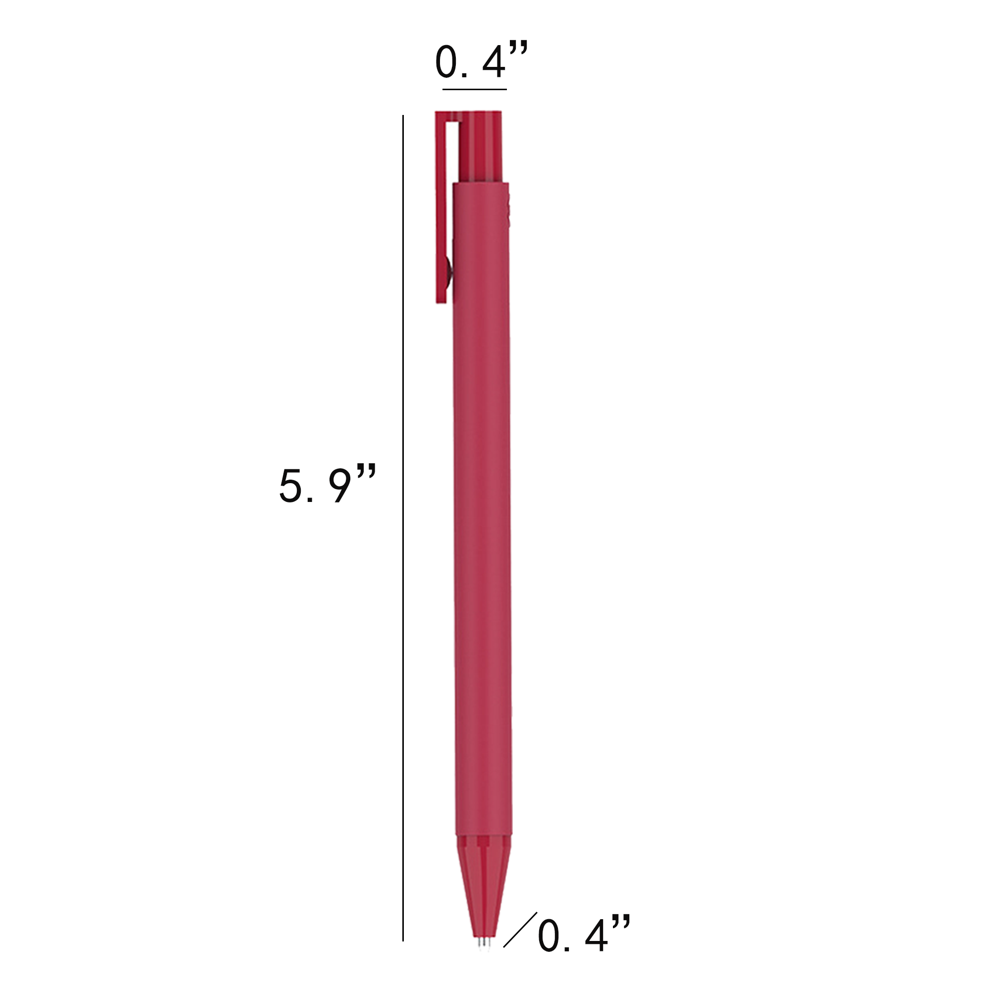 Customized Promotional Plastic Retractable Gel Ink Pen 1