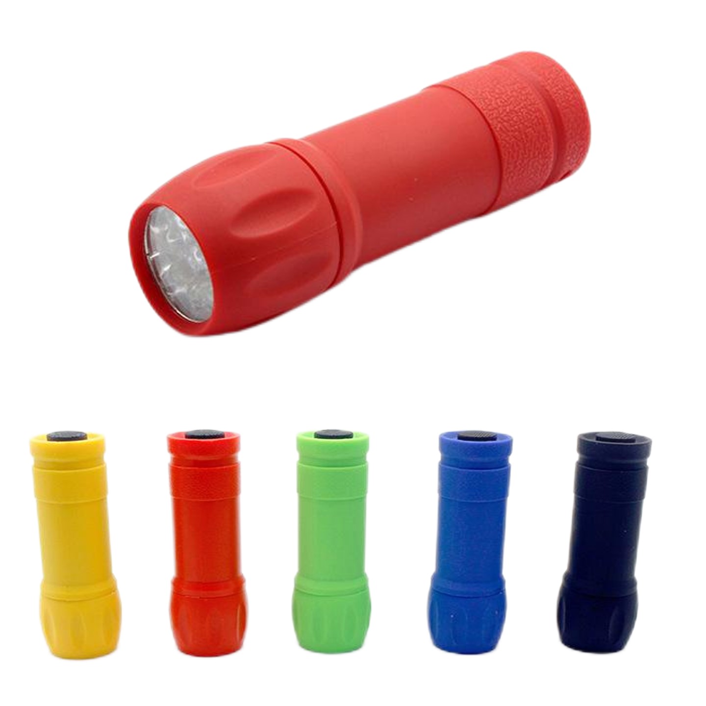 9 LED Handheld Flashlights with lanyards 3