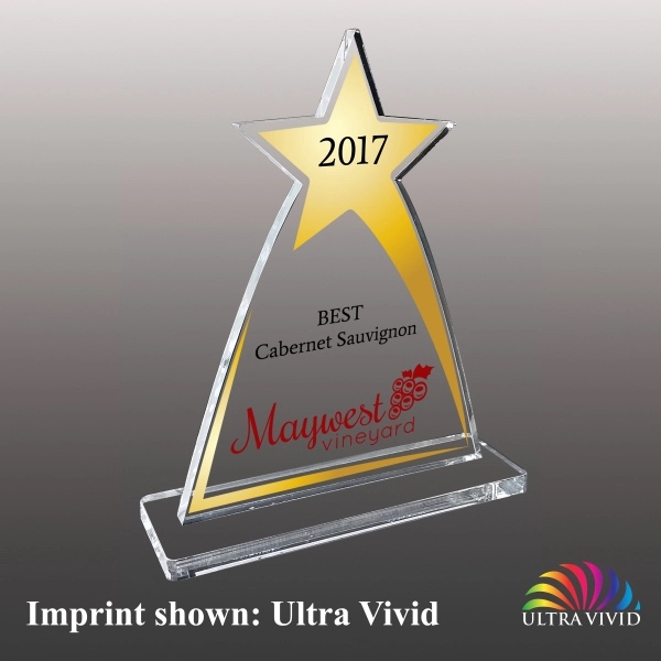 Acrylic Star Award - Ultra Vivid Color