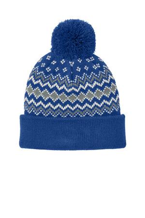Port Authority Alpine Pom Beanie C991 8