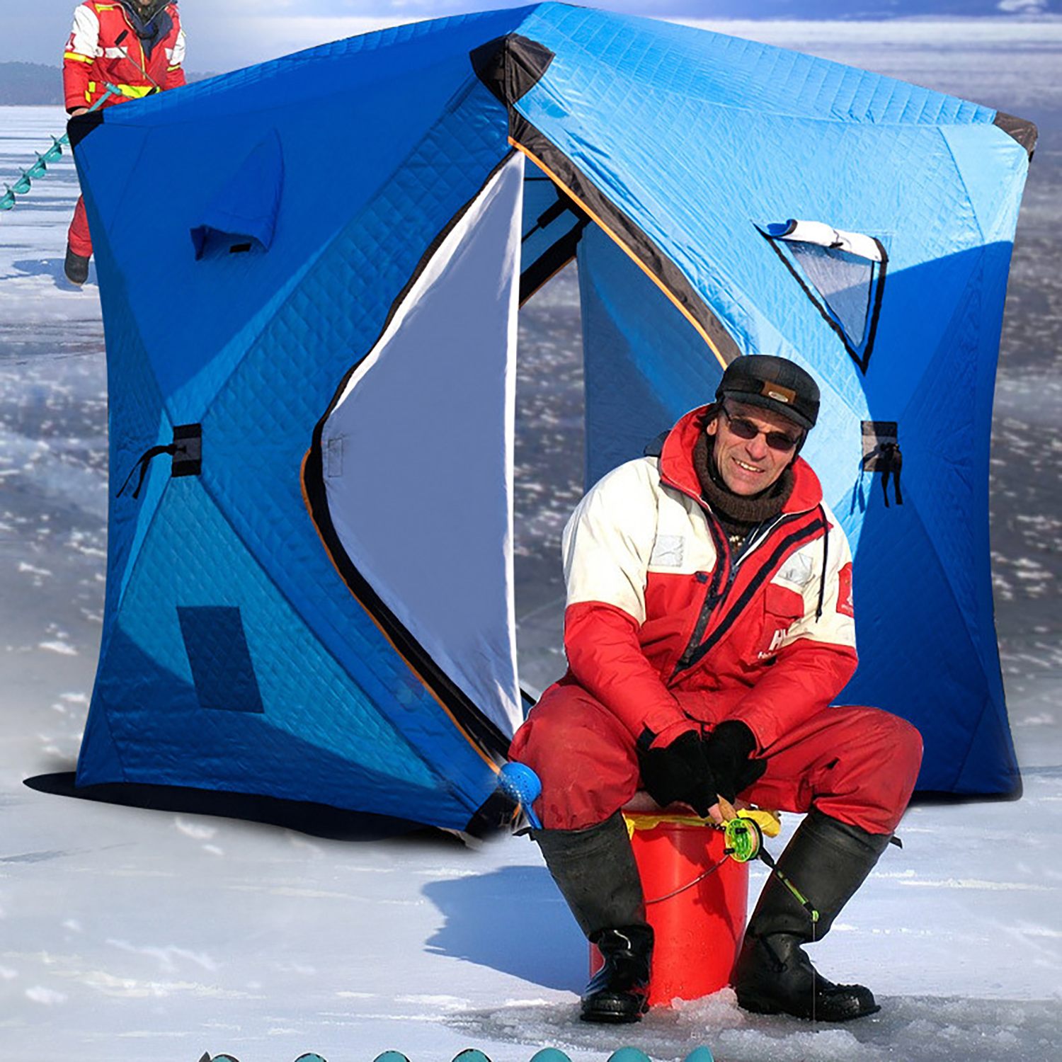 Large Space Waterproofing Winter Fishing Tent 2