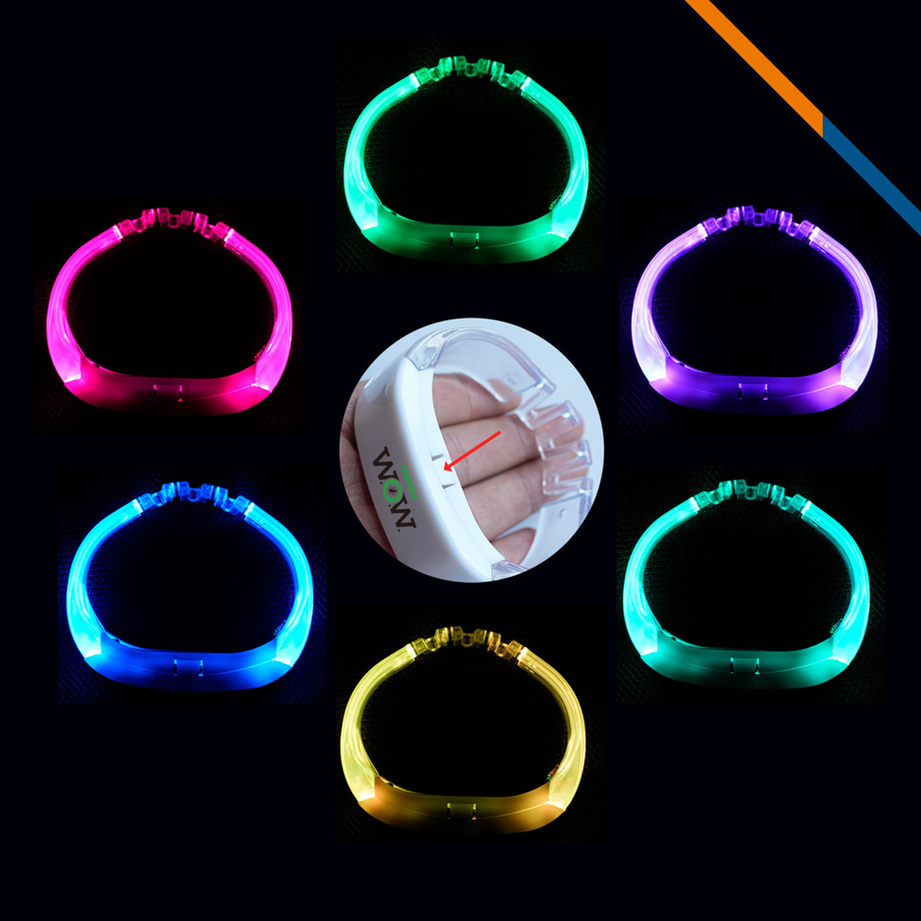 Sparko Elastic LED Light Up Bracelet 3