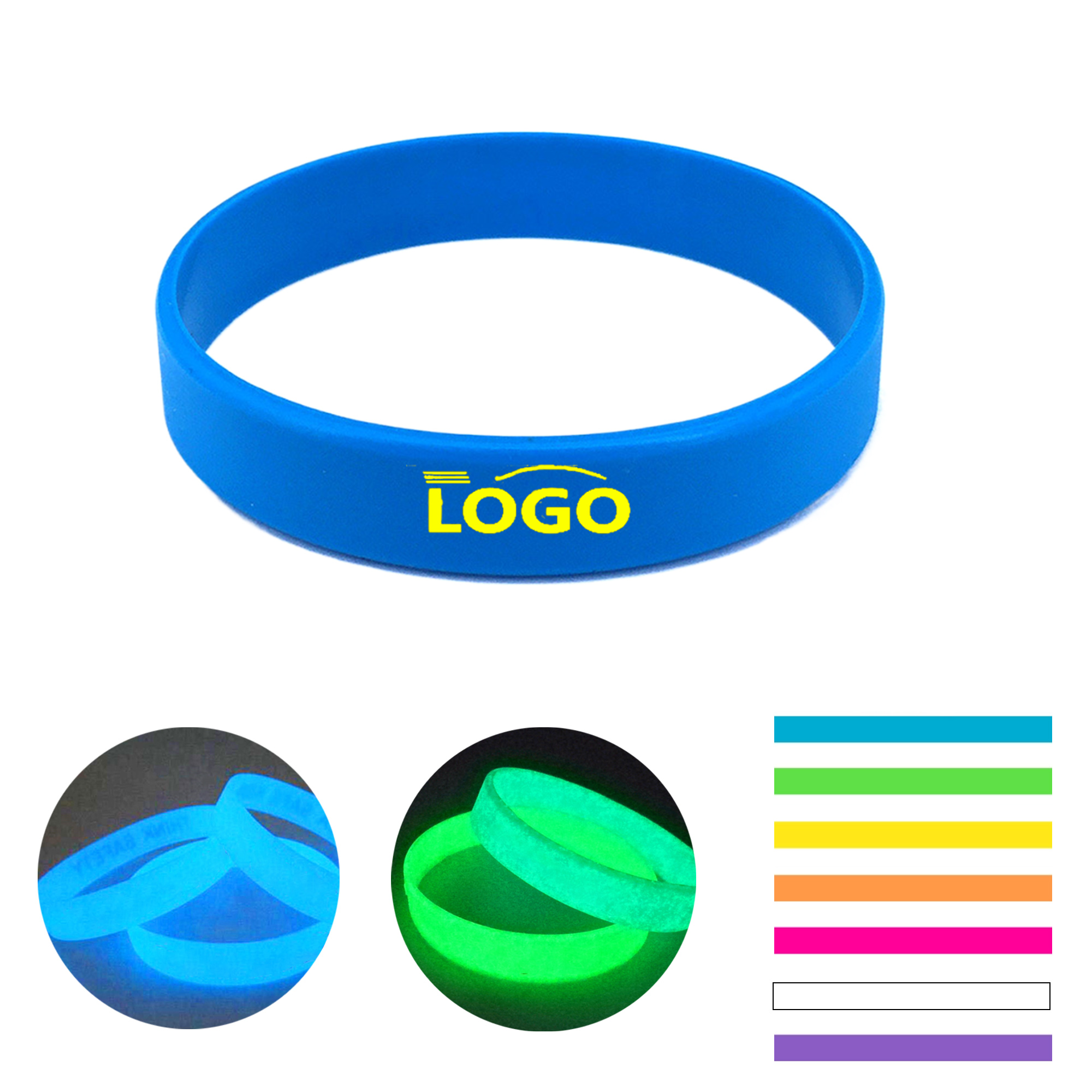 Glowing Silicone Wristbands 2
