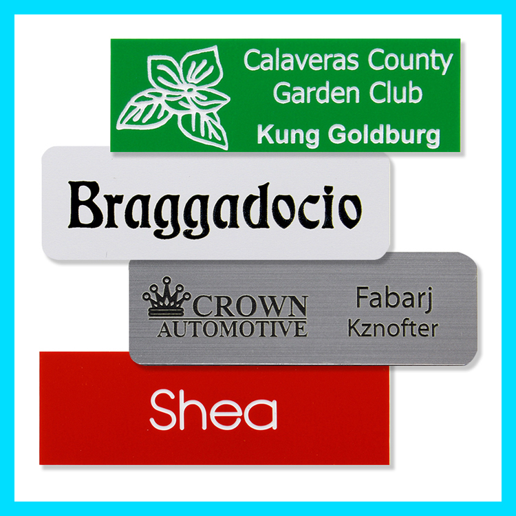 The Sparta engrave only name badge 1"x3" 4