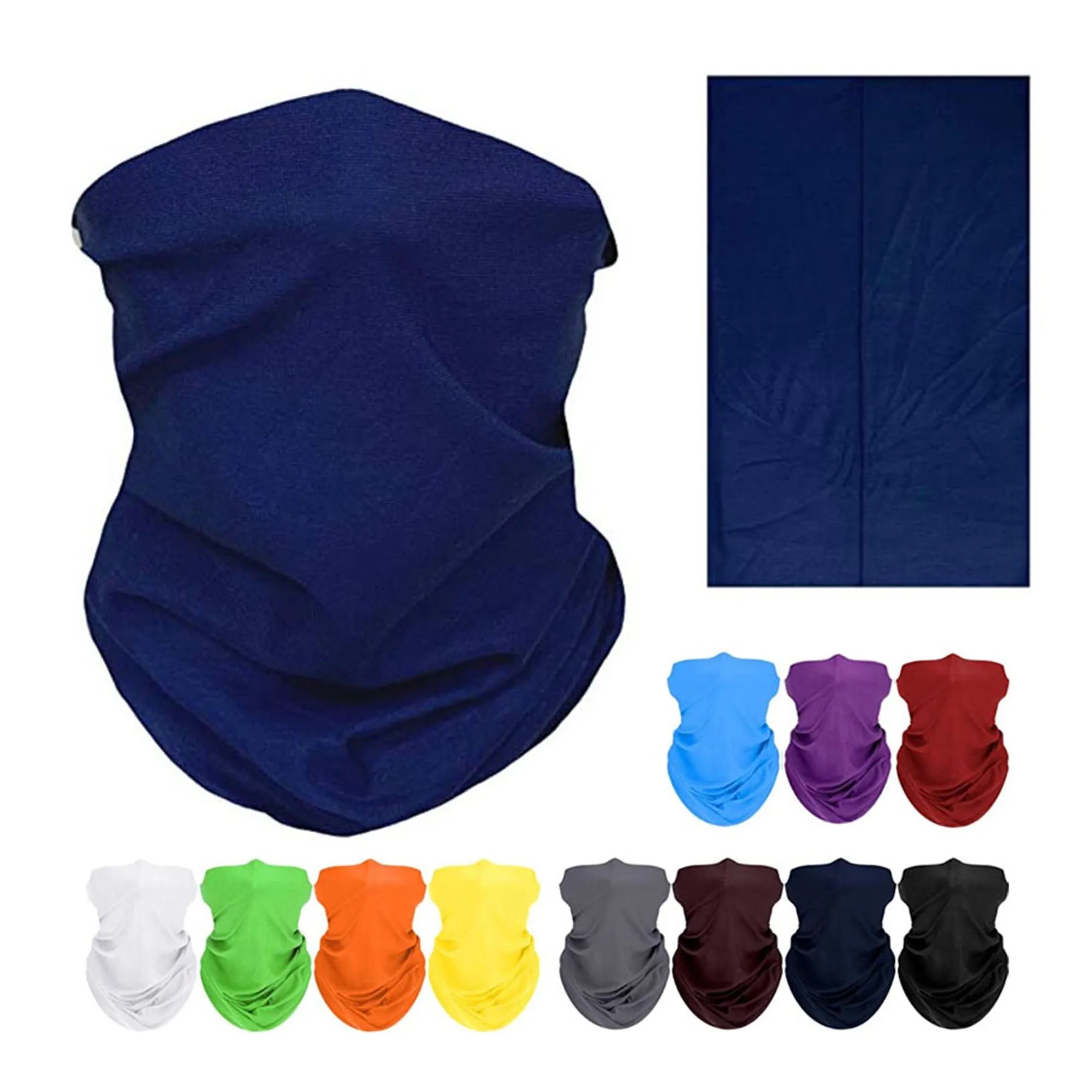 Seamless UV Protection Sublimation Neck Gaiter Masks 2