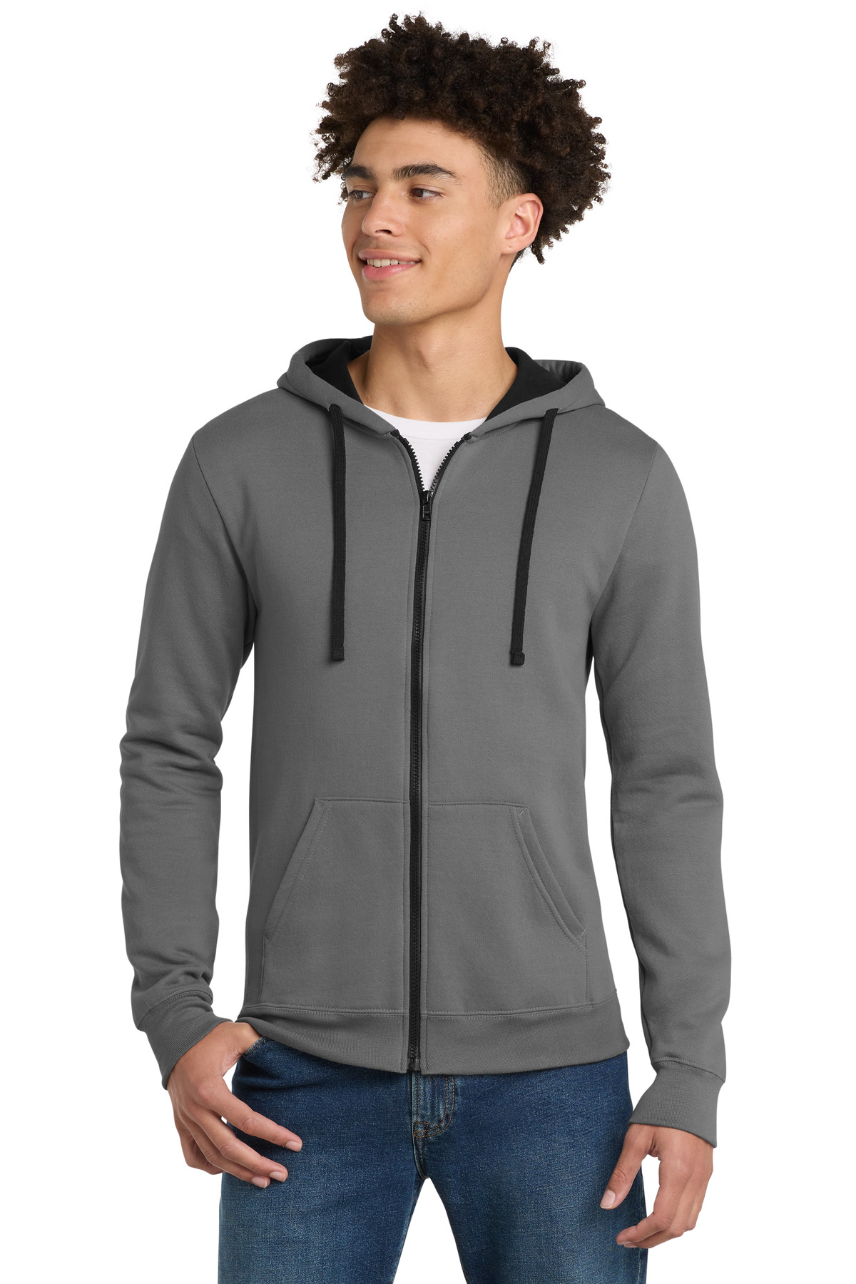 District The Concert Fleece Full-Zip Hoodie. DT800, custom hoodie or sweatshirt with logo imprint 23