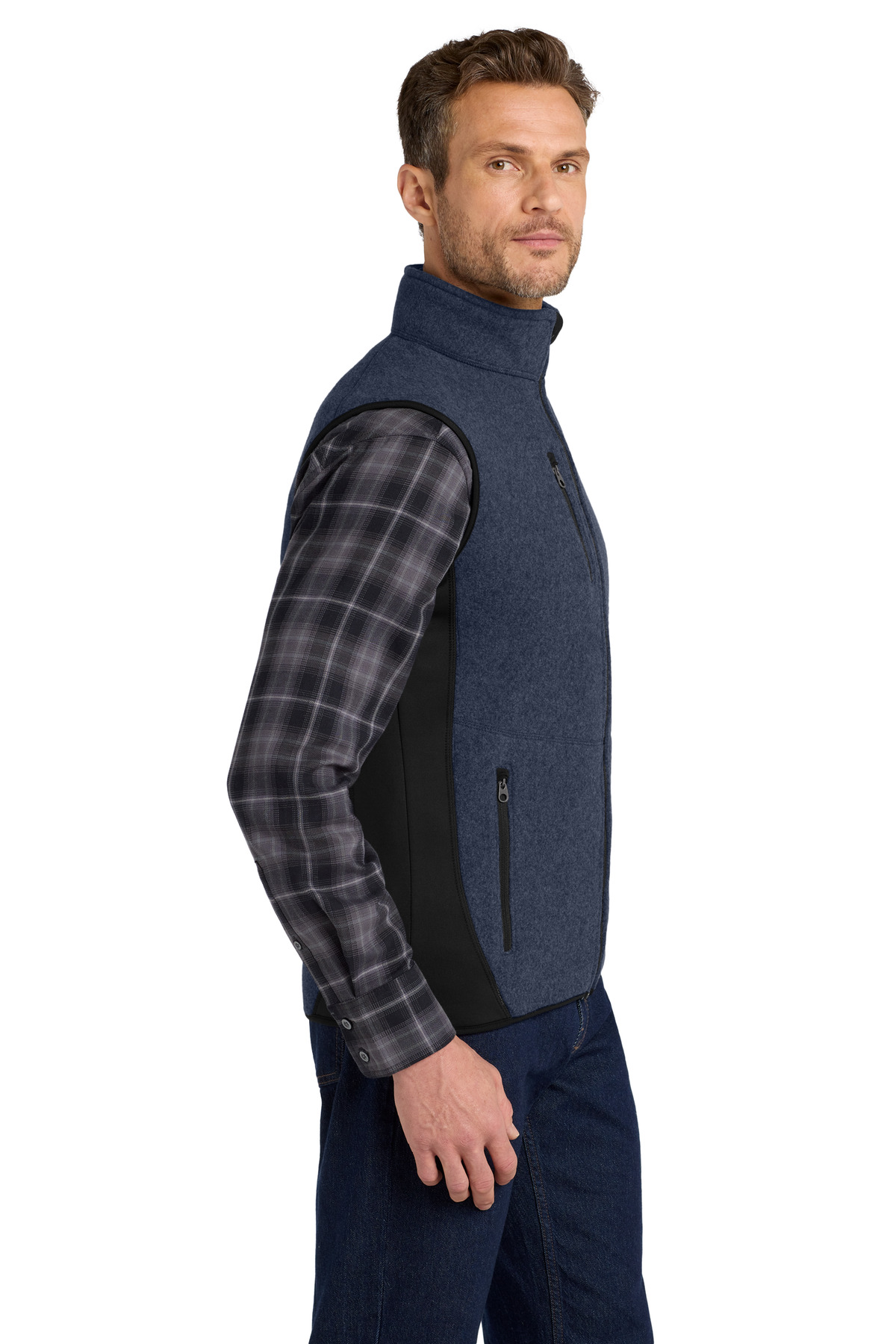 Port Authority R-Tek Pro Fleece Full-Zip Vest. F228 24