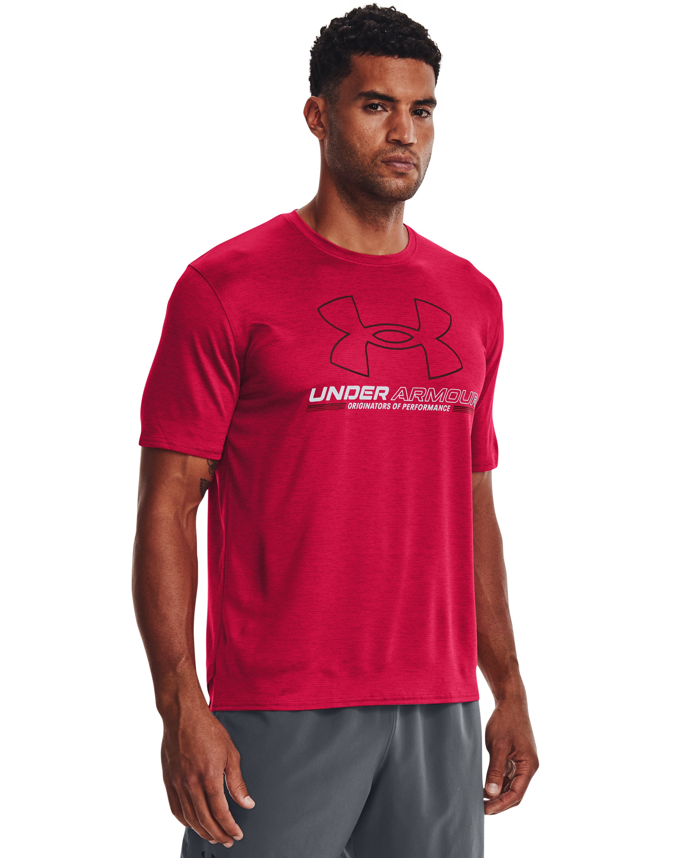 UA Vent Graphic Men's Training Short Sleeve 1