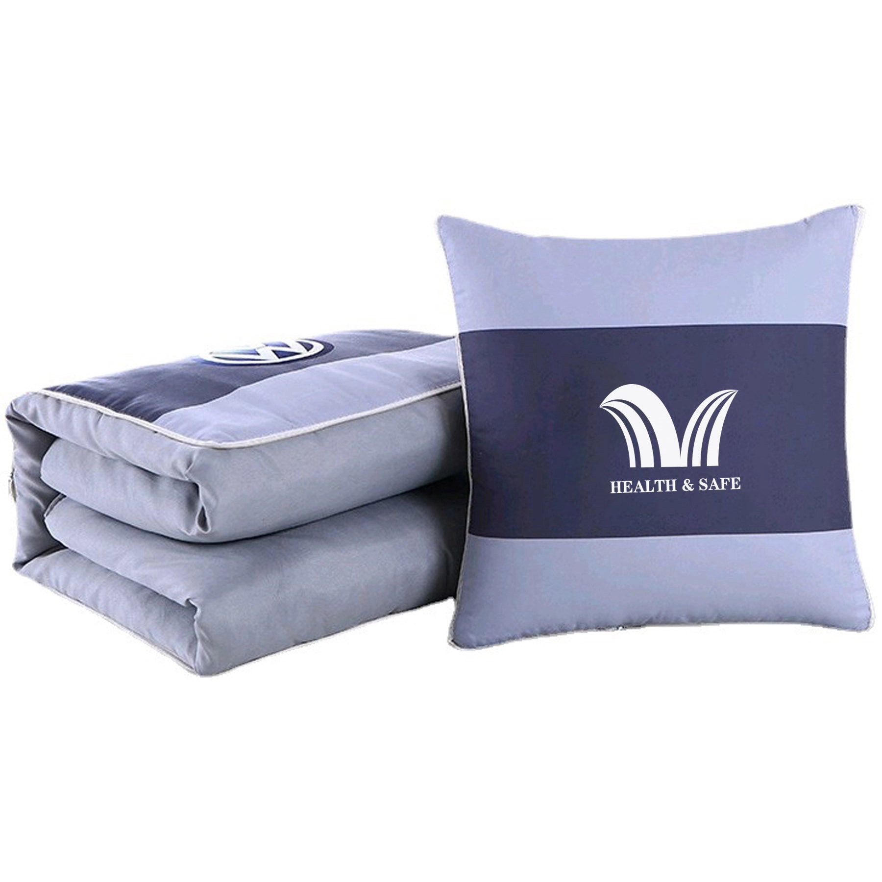 2-in-1 Soft Travel Blanket Throw Pillow 2
