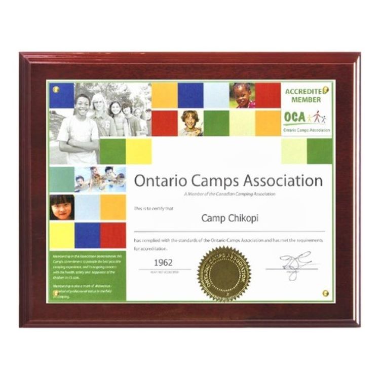 Certificate Presenter Plaque Kit-Mahogany