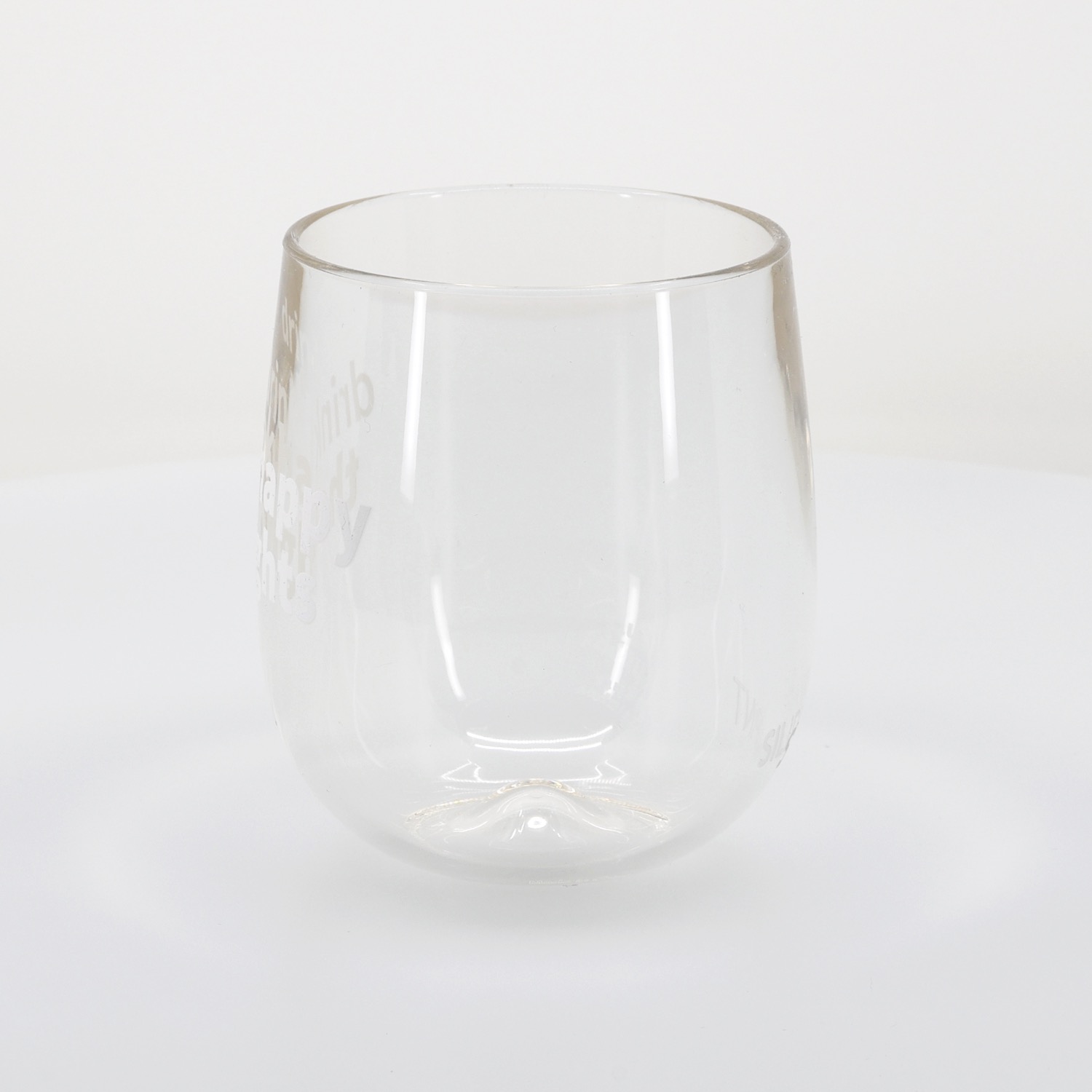 Silipint® Clear Stemless Wine Glass - 12 oz. 72