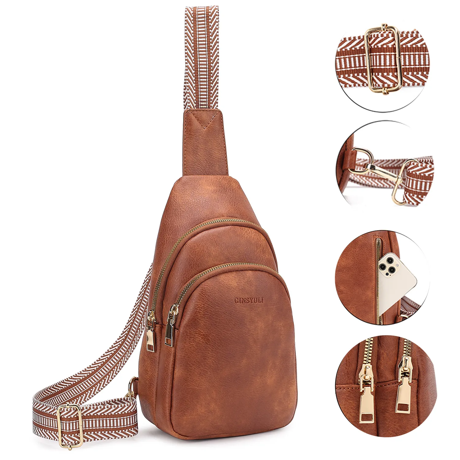 Vegan Leather Crossbody Bags for Women 1