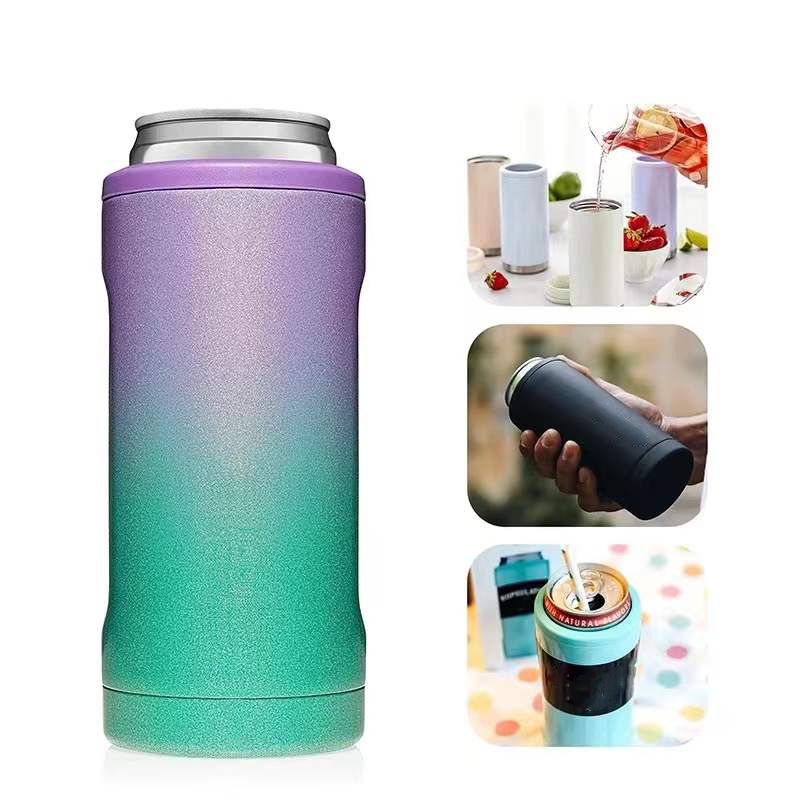 Stainless steel Insulated Can Cooler for 12oz 12