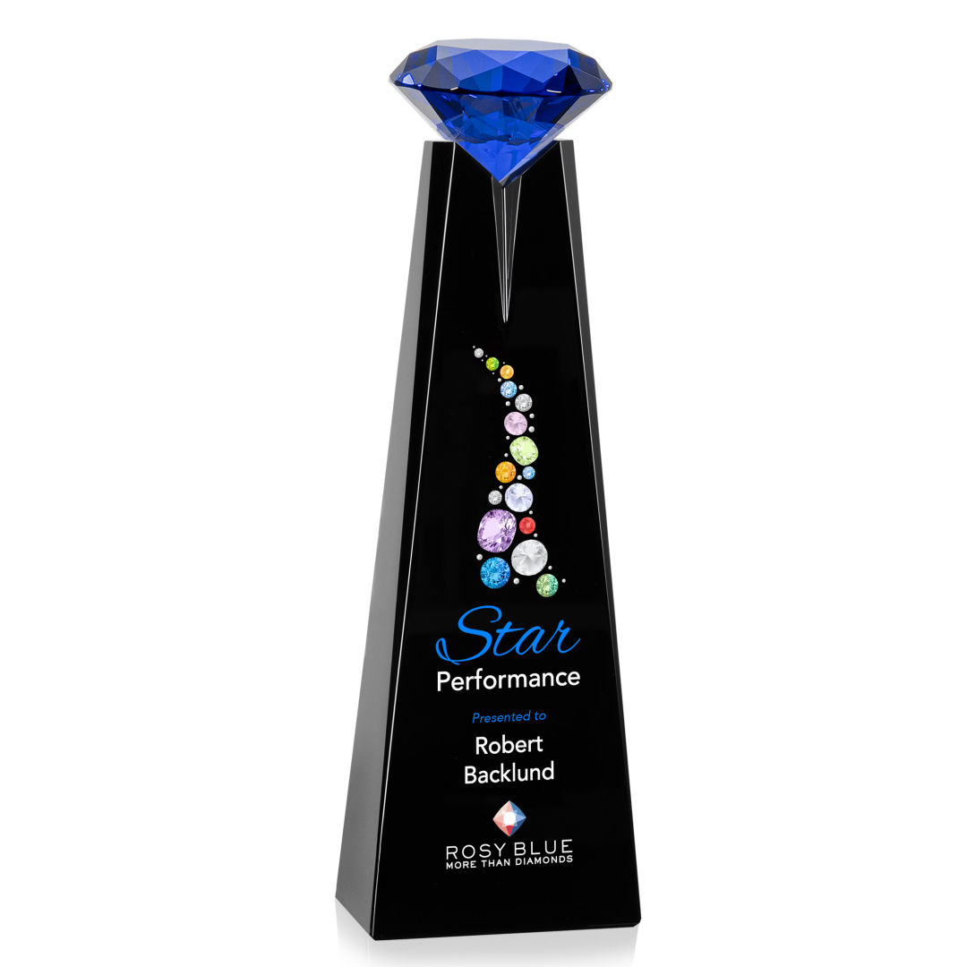 Alicia Gemstone VividPrint™ Award - Black/Sapphire 10