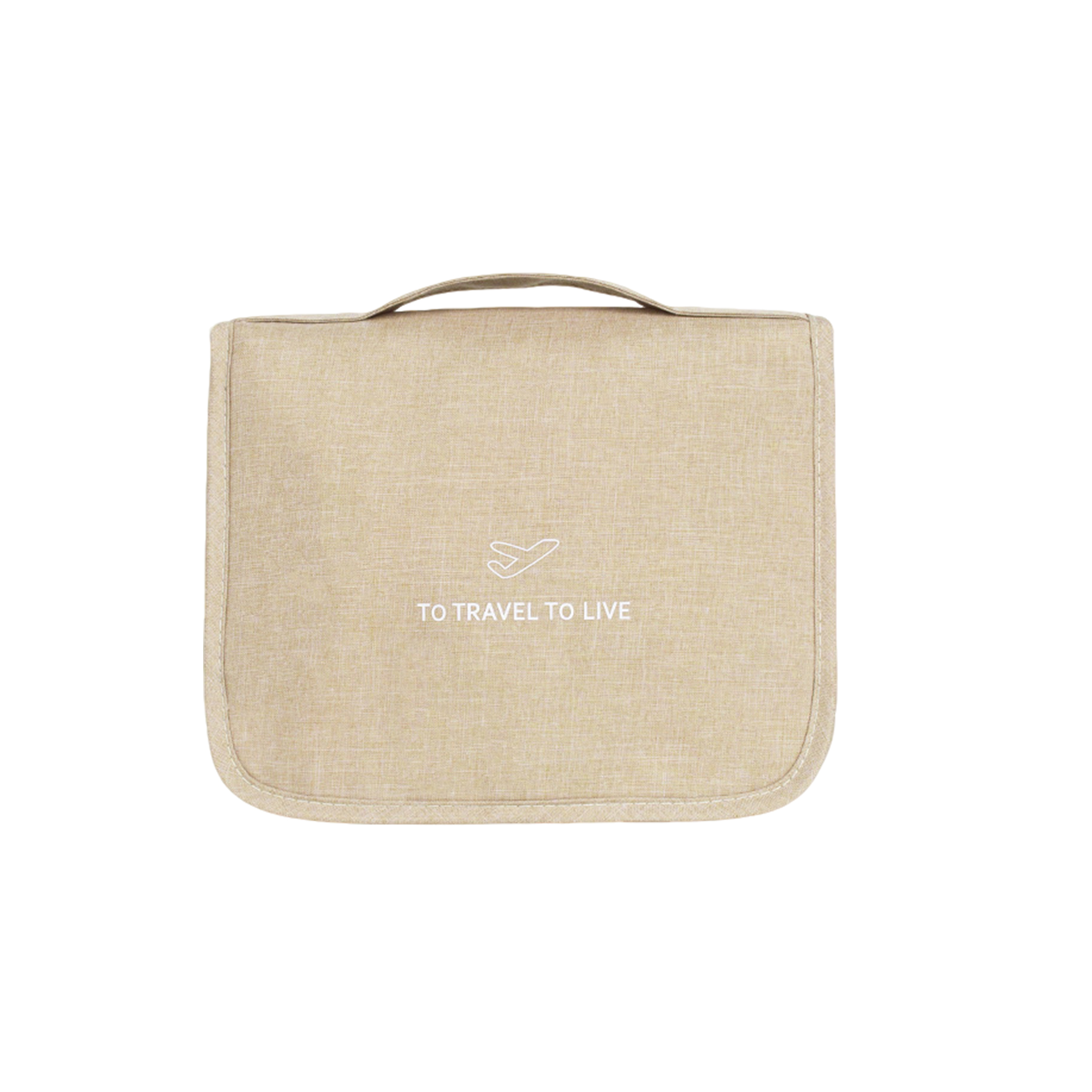 U Shape Zipper Hanging Travel Toiletry Organizer 8.9" Length X 3.4" Width X 16.8" Height 5