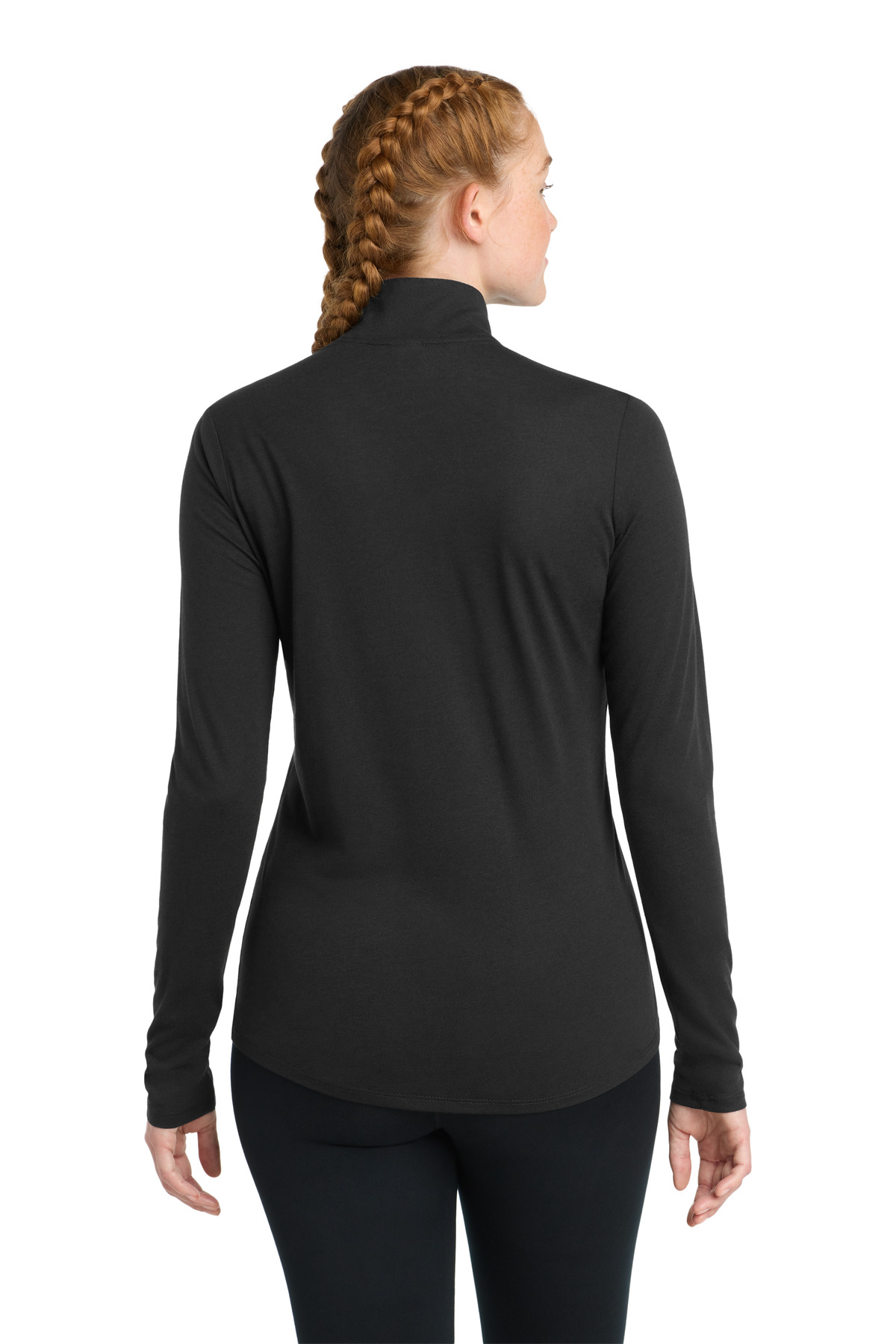 Sport-Tek Women's PosiCharge Tri-Blend Wicking 1/4-Zip Pullover. LST407 15