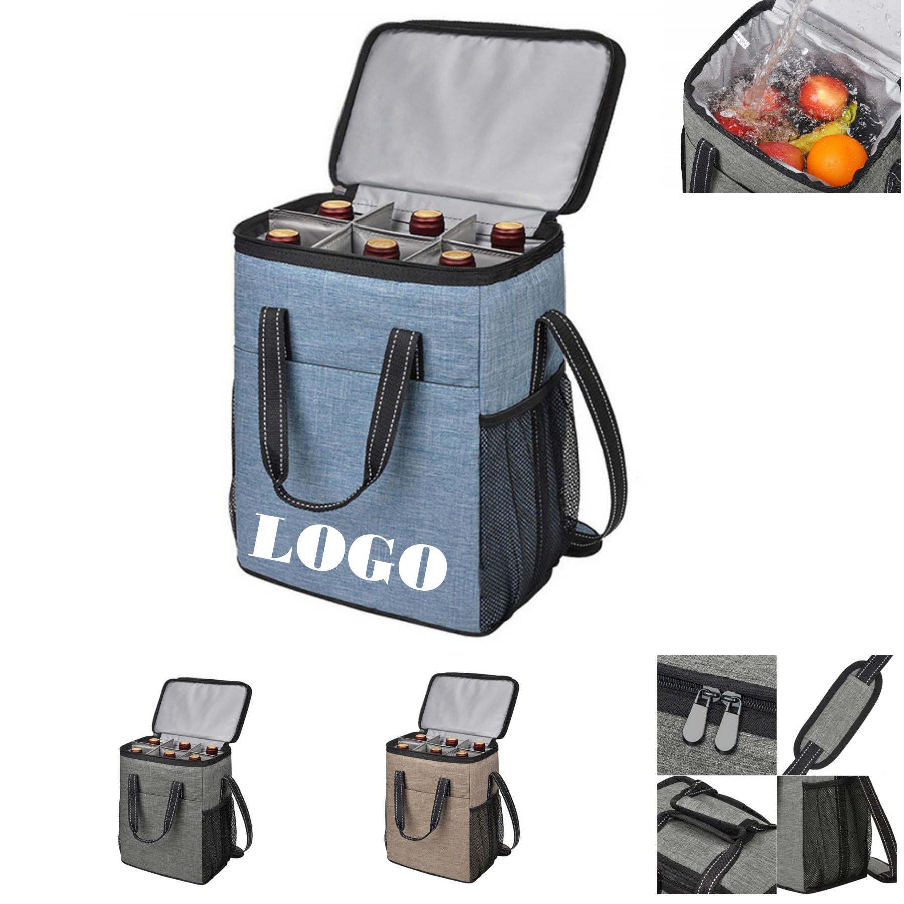 Wine Insulated Leakproof Cooler Bag