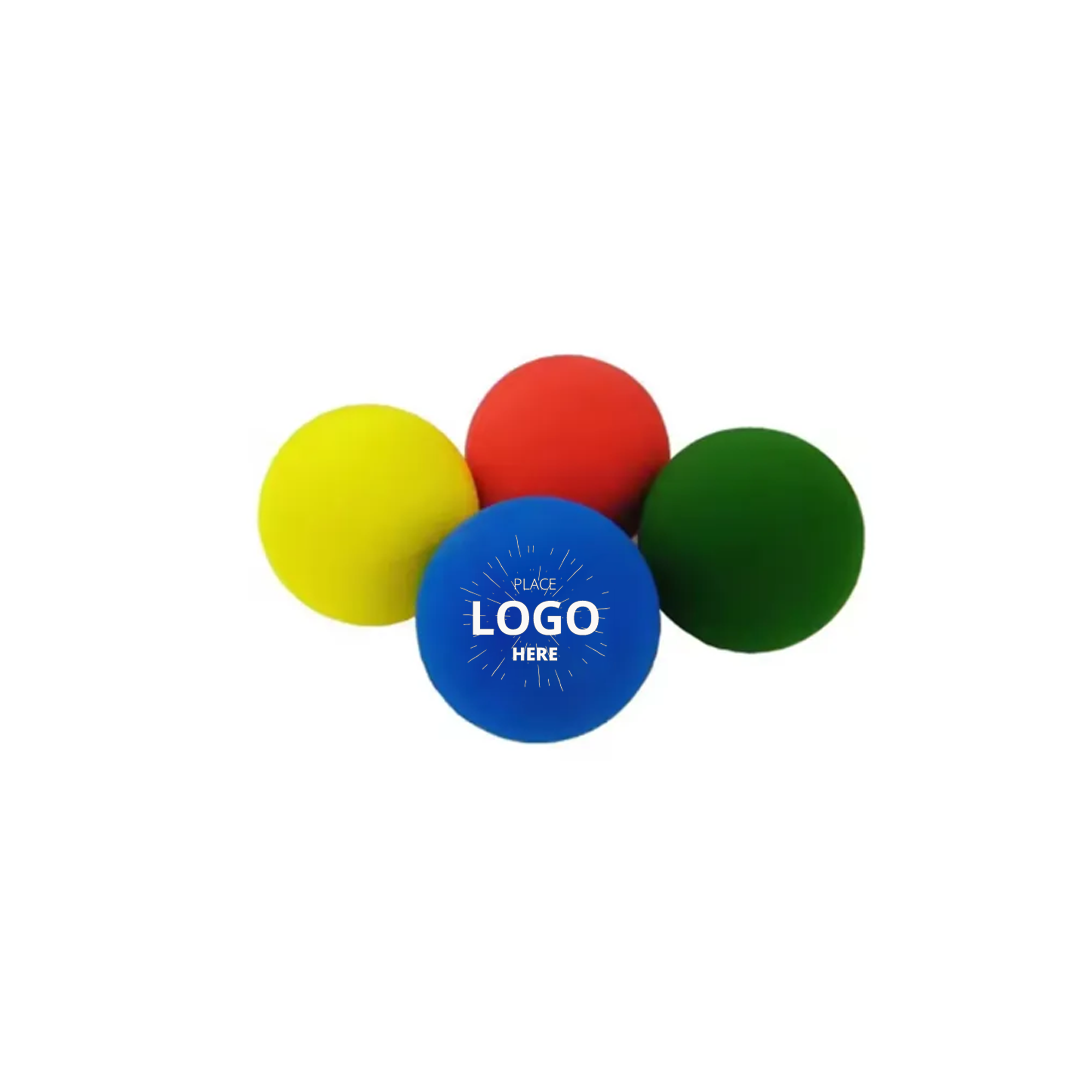 Rubber Pure Color High Bounce Balls Toys 2
