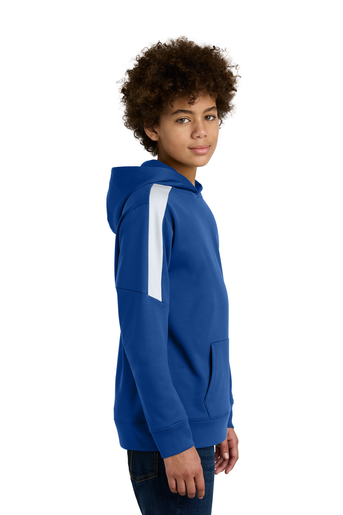 Sport-Tek Youth Sport-Wick Fleece United Pullover Hoodie YST255 14