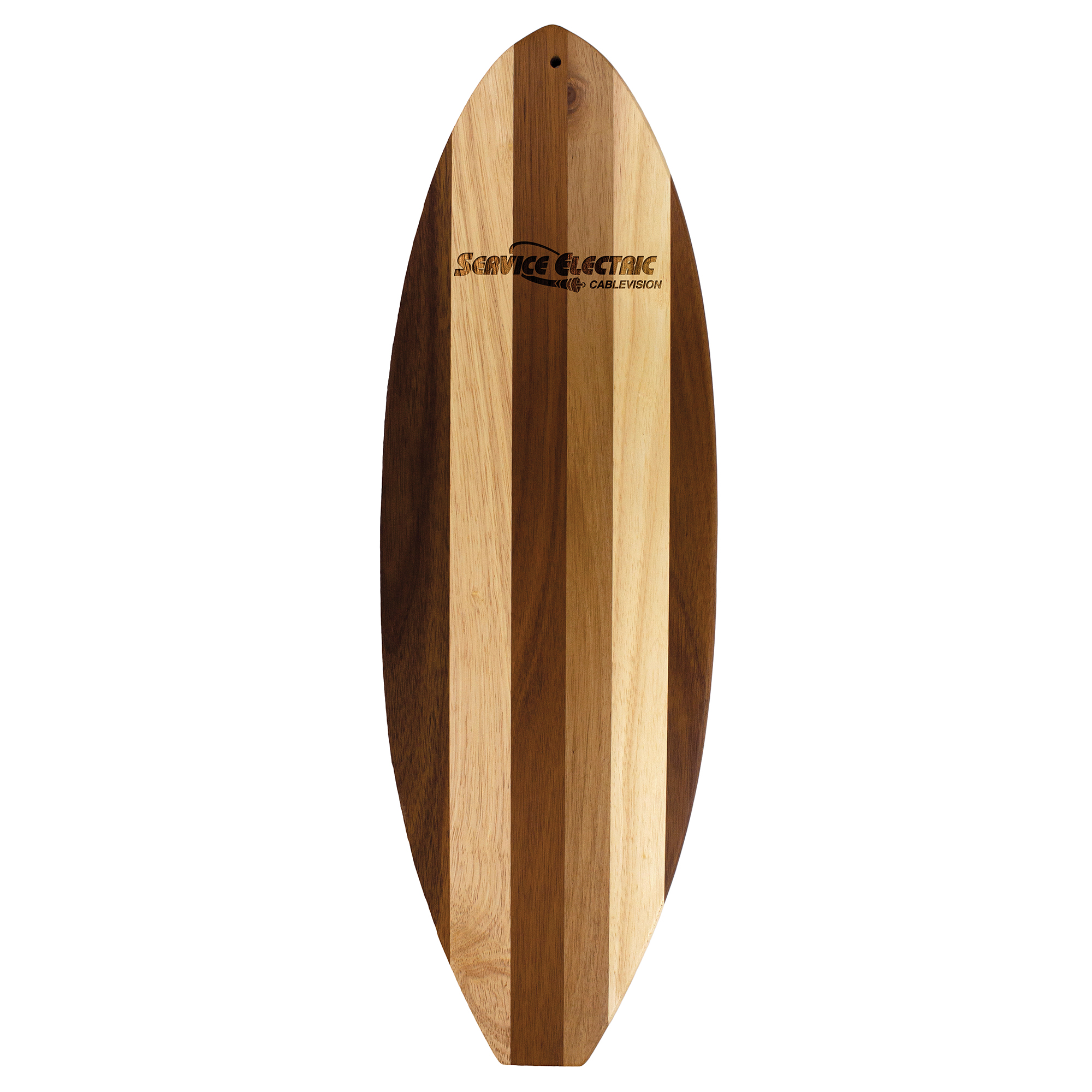 Rock & Branch® Shiplap Series Surfboard Cutting & Serving Board