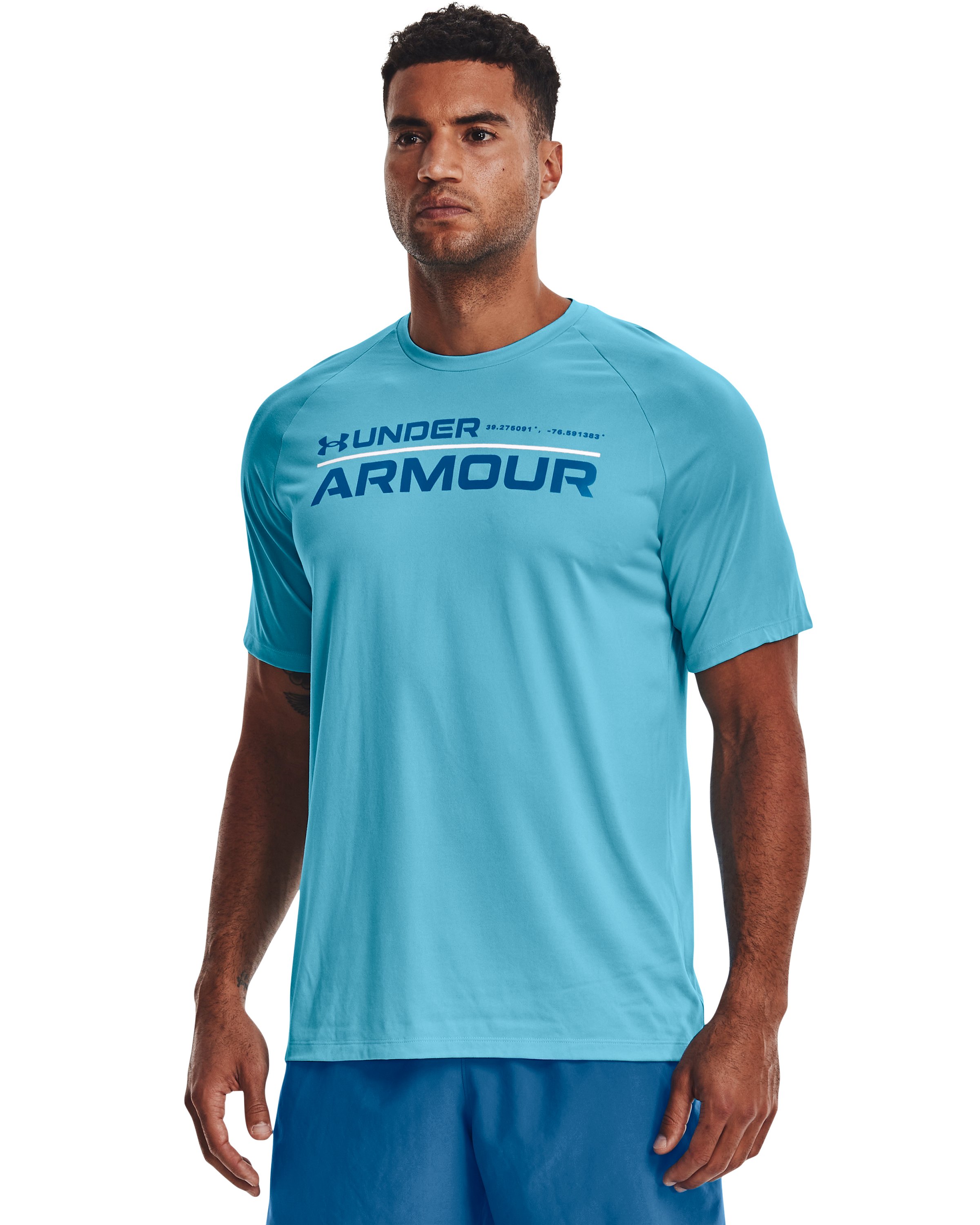 UA Tech 2.0 Wordmark Men's Short Sleeve 3